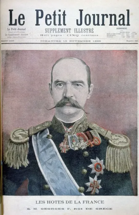Framed Print : George I of Greece, 1895. Artist: Henri Meyer Framed Print : George I of Greece, 1895. Artist: Henri Meyer