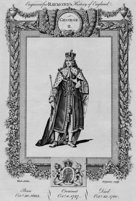 Framed Print : George II, c1787 Framed Print : George II, c1787