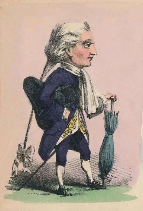 Framed Print : George III, 1856. Artist: Alfred Crowquill