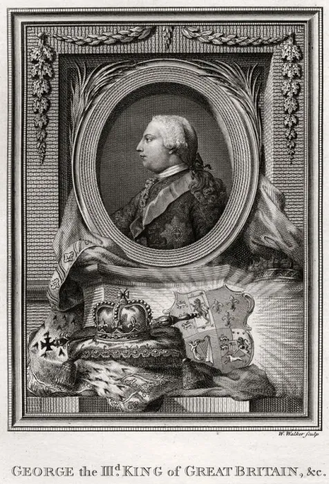 Framed Print : George the III, King of Great Britain, 1777. Artist: W Walker Framed Print : George the III, King of Great Britain, 1777. Artist: W Walker