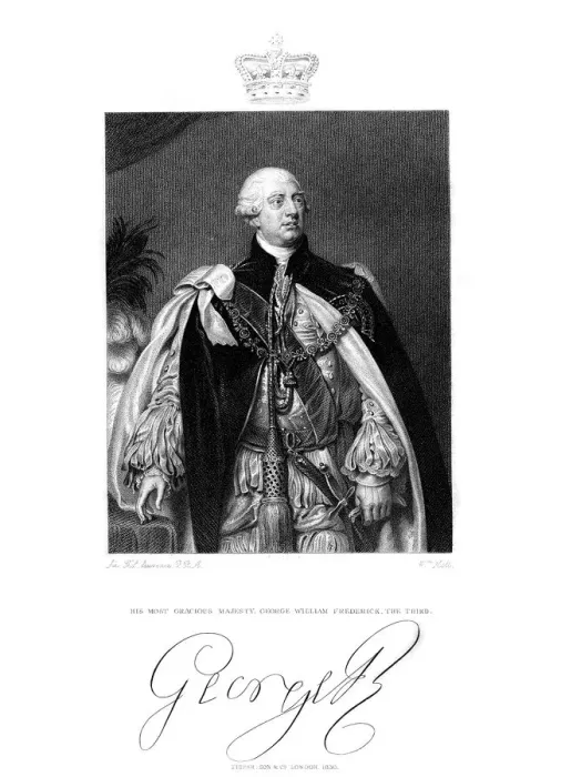 Framed Print : George III, King of Great Britain and Ireland, 19th century. Artist: W Holl Framed Print : George III, King of Great Britain and Ireland, 19th century. Artist: W Holl