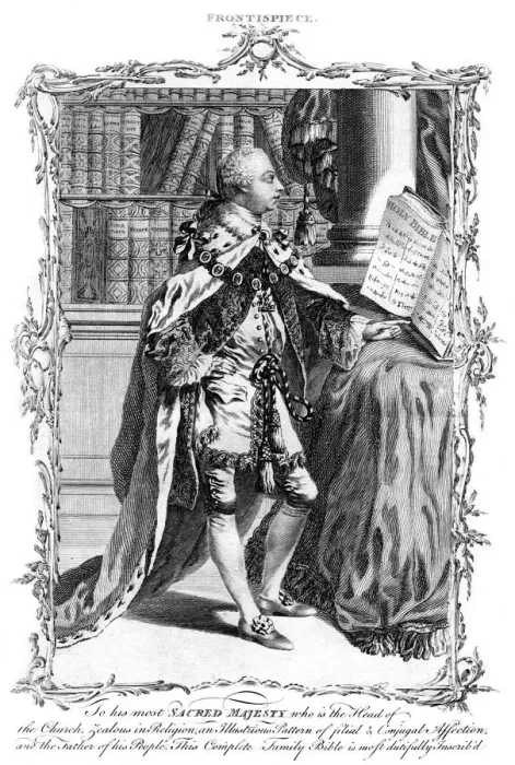 Framed Print : George III of the United Kingdom, 19th century Framed Print : George III of the United Kingdom, 19th century
