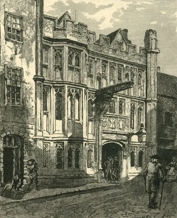 Framed Print : The George Inn, 1898. Creator: Unknown Framed Print : The George Inn, 1898. Creator: Unknown