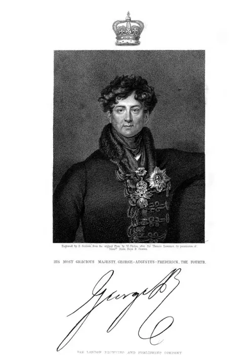 Framed Print : George IV, King of Great Britain and Ireland and of Hanover, 19th century. Artist: E Scriven Framed Print : George IV, King of Great Britain and Ireland and of Hanover, 19th century. Artist: E Scriven