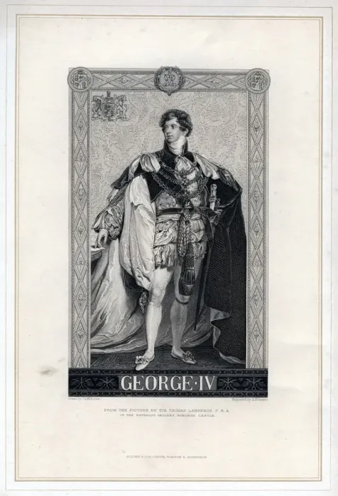 Framed Print : George IV, King of the United Kingdom and Hanover, early 19th century. Artist: Krausse Framed Print : George IV, King of the United Kingdom and Hanover, early 19th century. Artist: Krausse