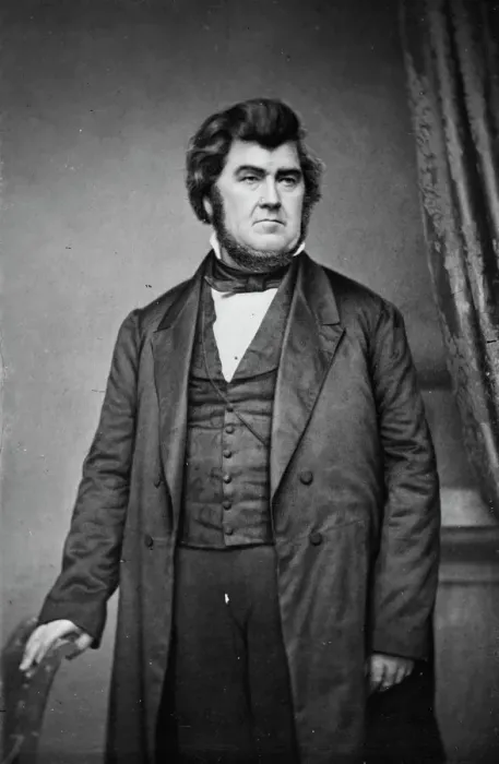 Framed Print : George Law, between 1855 and 1865. Creator: Unknown Framed Print : George Law, between 1855 and 1865. Creator: Unknown
