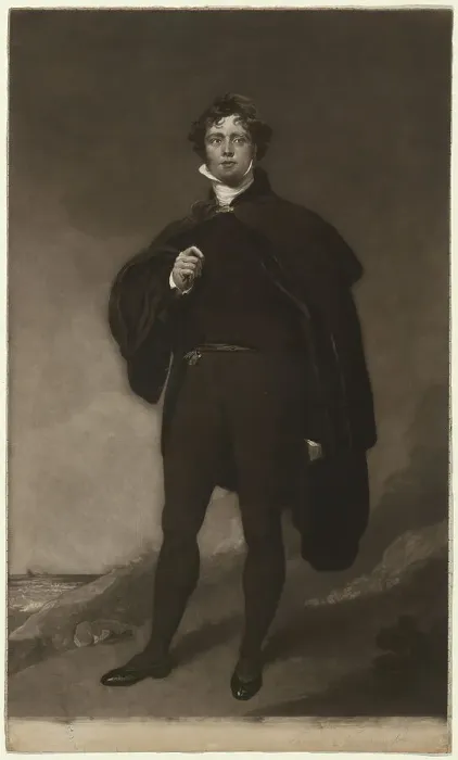 Framed Print : George, Lord Nugent, 1822-23. Creator: William Ward Framed Print : George, Lord Nugent, 1822-23. Creator: William Ward