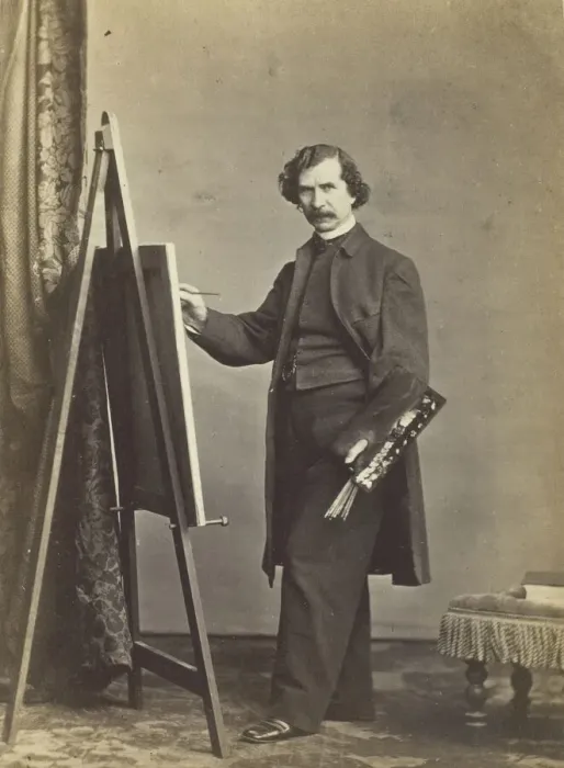 Framed Print : George P. A. Healy, 1855 / 65. Creator: Unknown Framed Print : George P. A. Healy, 1855 / 65. Creator: Unknown