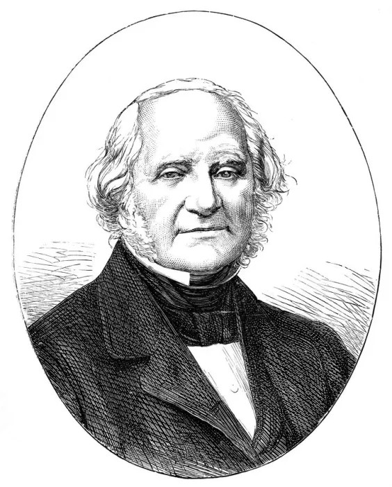 Framed Print : George Peabody (1795-1869), American banker and philanthropist Framed Print : George Peabody (1795-1869), American banker and philanthropist