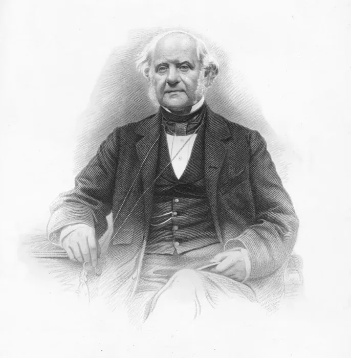 Framed Print : George Peabody, 1859 Framed Print : George Peabody, 1859