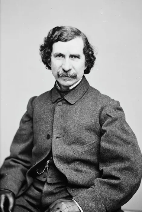 Framed Print : George Peter Alexander Healy, between 1855 and 1865. Creator: Unknown Framed Print : George Peter Alexander Healy, between 1855 and 1865. Creator: Unknown