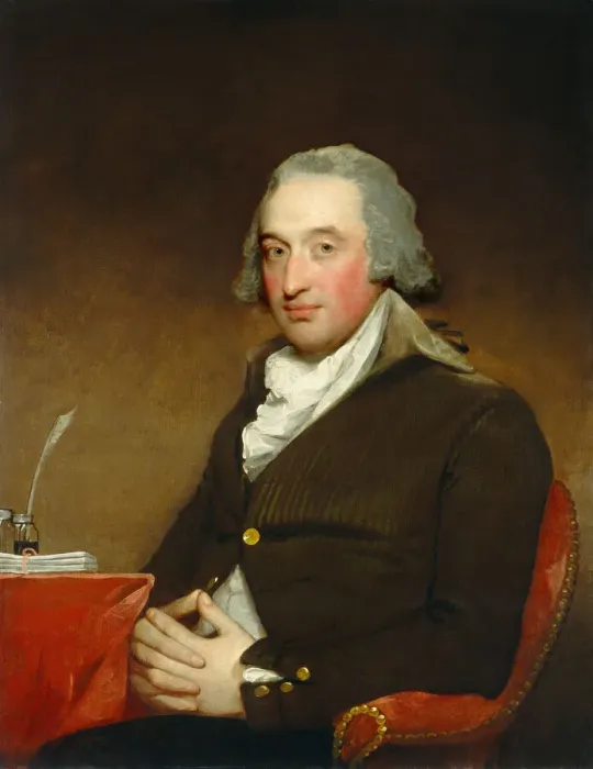 Framed Print : George Pollock, 1793 / 1794. Creator: Gilbert Stuart Framed Print : George Pollock, 1793 / 1794. Creator: Gilbert Stuart