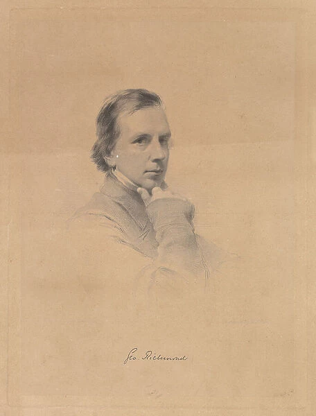George Richmond - Self-portrait, 1850-70. Creator: William Holl