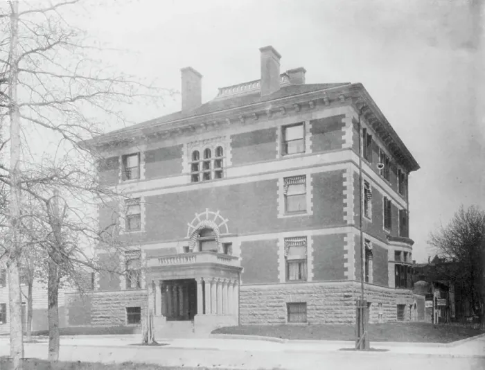 Framed Print : George S. Fraser House, R St. and Conn. Ave. N.W. Washington, D.C. between 1890 and 1950. Creator: Frances Benjamin Johnston Framed Print : George S. Fraser House, R St. and Conn. Ave. N.W. Washington, D.C. between 1890 and 1950. Creator: Frances Benjamin Johnston