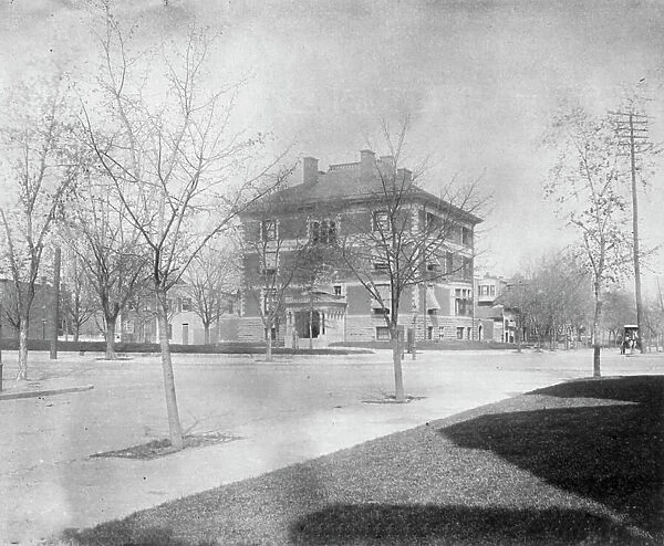 George S. Fraser House, R St. and Conn. Ave. N.W. Washington, D.C. between 1890 and 1950. Creator: Frances Benjamin Johnston