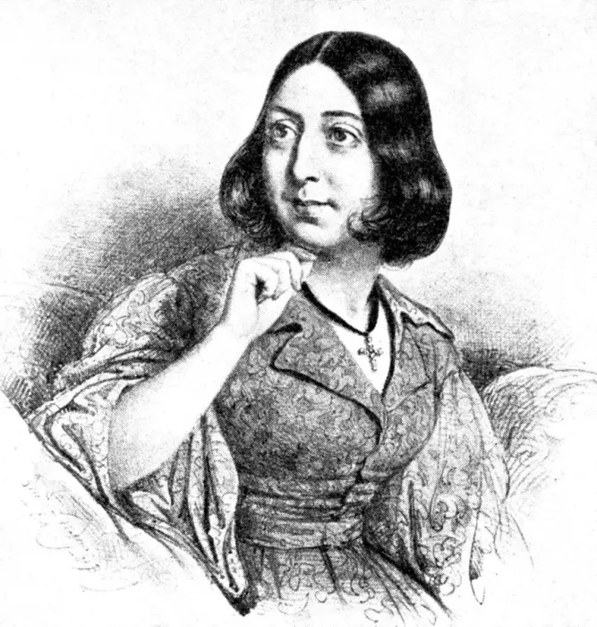 Framed Print : George Sand, 1923. Artist: Louis Leopold Boilly Framed Print : George Sand, 1923. Artist: Louis Leopold Boilly