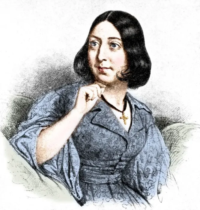 Framed Print : George Sand, 1923. Artists: Louis Leopold Boilly, WA Mansell & Co Framed Print : George Sand, 1923. Artists: Louis Leopold Boilly, WA Mansell & Co