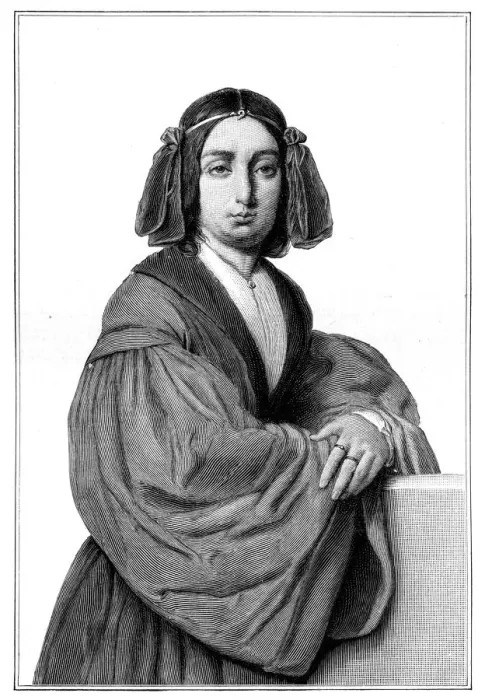 Framed Print : George Sand (Baroness Dudevant), 19th century French novelist and feminist, (1900). Artist: Calamatta Framed Print : George Sand (Baroness Dudevant), 19th century French novelist and feminist, (1900). Artist: Calamatta