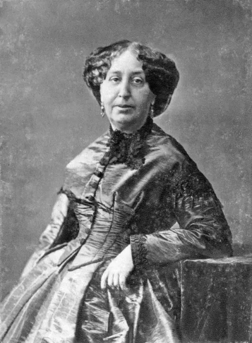 Framed Print : George Sand, French novelist and early feminist, c1845-1876 Framed Print : George Sand, French novelist and early feminist, c1845-1876