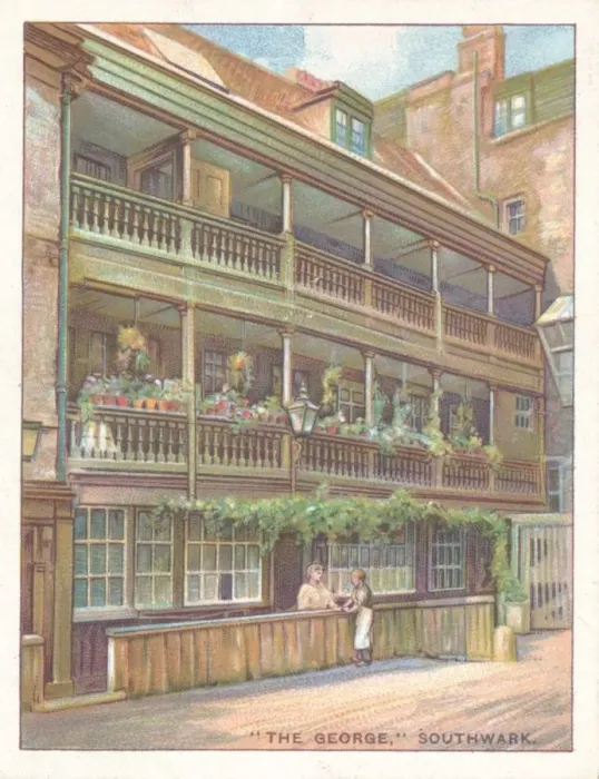 Framed Print : The George, Southwark, 1929 Framed Print : The George, Southwark, 1929