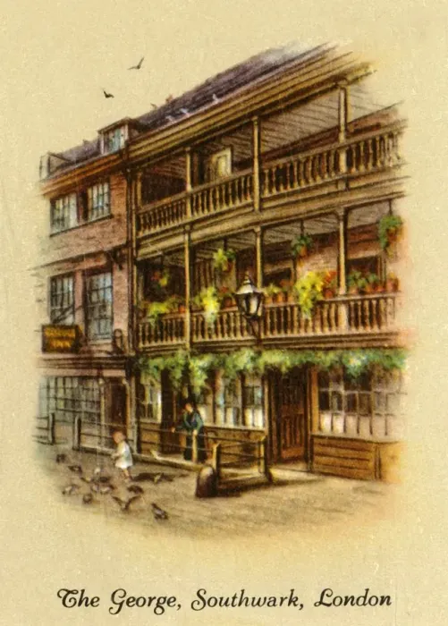 Framed Print : The George, Southwark, London, 1936. Creator: Unknown Framed Print : The George, Southwark, London, 1936. Creator: Unknown