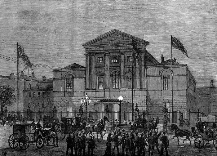 Framed Print : The George Stephenson Centenary at Newcastle-On-Tyne: banquet at the Assembly Rooms... 1881. Creator: Unknown Framed Print : The George Stephenson Centenary at Newcastle-On-Tyne: banquet at the Assembly Rooms... 1881. Creator: Unknown