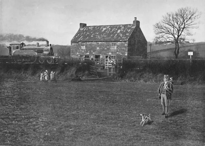 Framed Print : George Stephensons Birthplace, Wylam, c1896. Artist: GW Wilson and Company Framed Print : George Stephensons Birthplace, Wylam, c1896. Artist: GW Wilson and Company