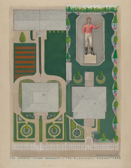 Framed Print : George Taylor - 2 Residences, c. 1936. Creator: Meyer Goldbaum Framed Print : George Taylor - 2 Residences, c. 1936. Creator: Meyer Goldbaum