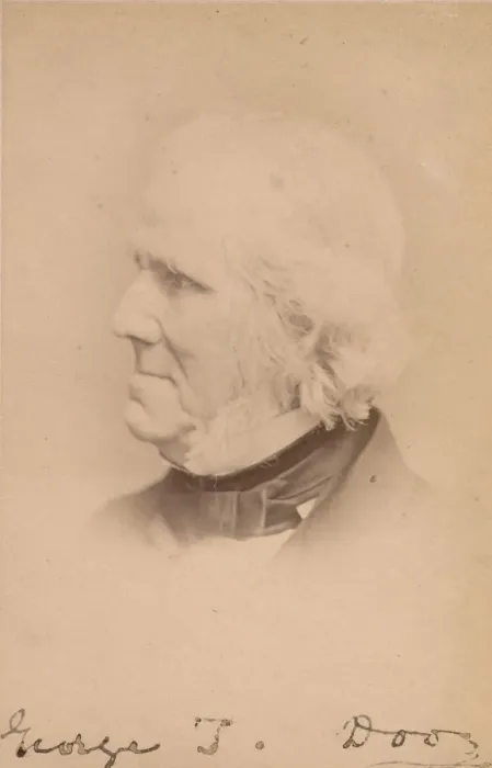 Framed Print : George Thomas Doo, 1860s. Creator: John & Charles Watkins Framed Print : George Thomas Doo, 1860s. Creator: John & Charles Watkins