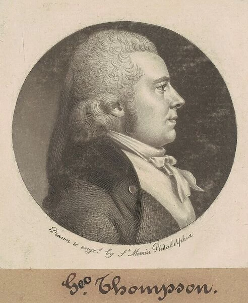 George Thompson, 1799. Creator: Charles Balthazar Julien Fevret de Saint-Memin
