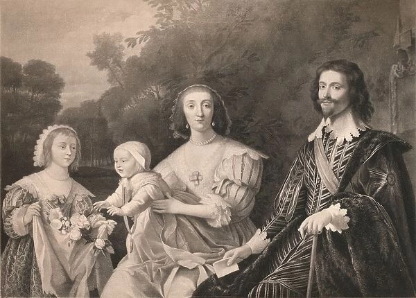 George Villiers, Duke of Buckingham and Family, 1628, (1904). Artist: Gerrit van Honthorst