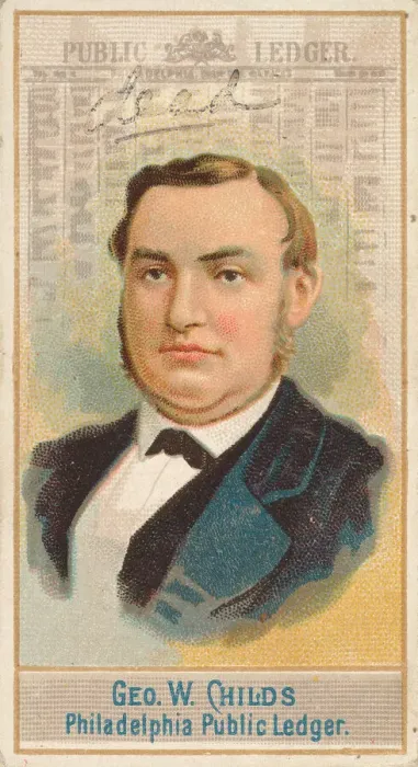 Framed Print : George W. Childs, Philadelphia Public Ledger, from the American Editors series (N1 Framed Print : George W. Childs, Philadelphia Public Ledger, from the American Editors series (N1
