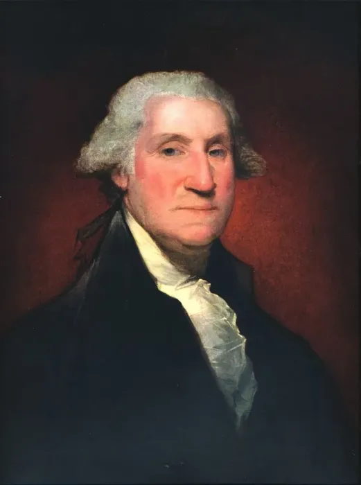 Framed Print : George Washington, 1795. Artist: Gilbert Charles Stuart Framed Print : George Washington, 1795. Artist: Gilbert Charles Stuart