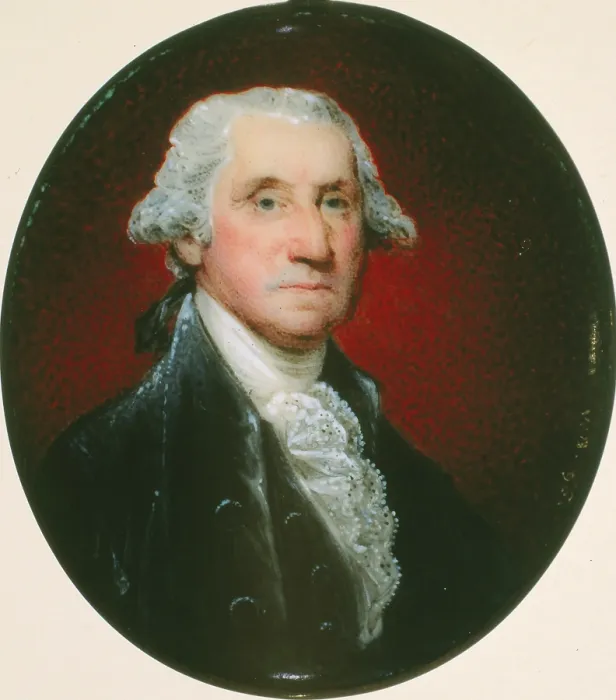 Framed Print : George Washington, 1796. Creator: Birch, William Russell (1755-1834) Framed Print : George Washington, 1796. Creator: Birch, William Russell (1755-1834)