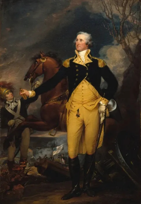 Framed Print : George Washington before the Battle of Trenton, ca. 1792-94. Creator: John Trumbull Framed Print : George Washington before the Battle of Trenton, ca. 1792-94. Creator: John Trumbull