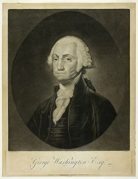 George Washington, c. 1800. Creator: William Woollett