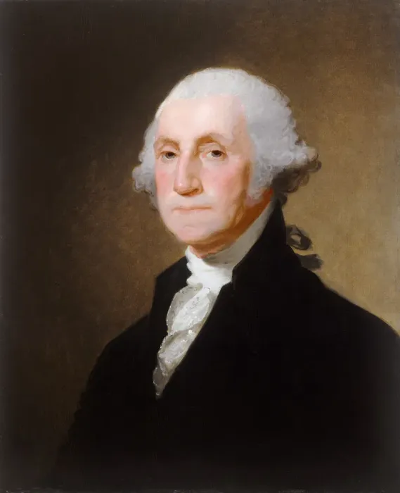 Framed Print : George Washington, c. 1821. Creator: Gilbert Stuart Framed Print : George Washington, c. 1821. Creator: Gilbert Stuart
