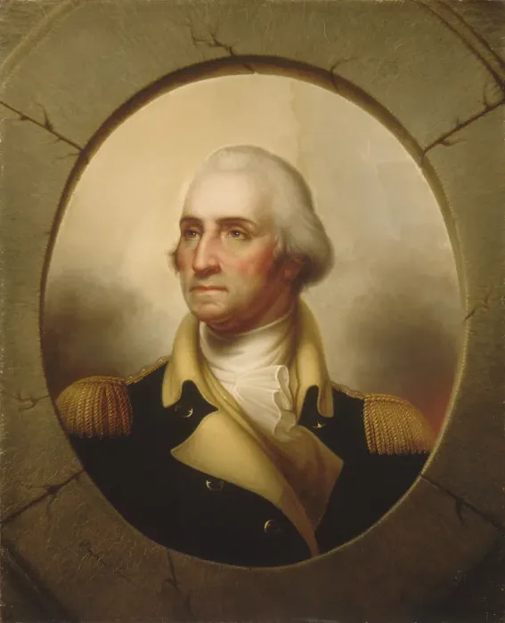 Framed Print : George Washington, ca. 1846. Creator: Rembrandt Peale Framed Print : George Washington, ca. 1846. Creator: Rembrandt Peale