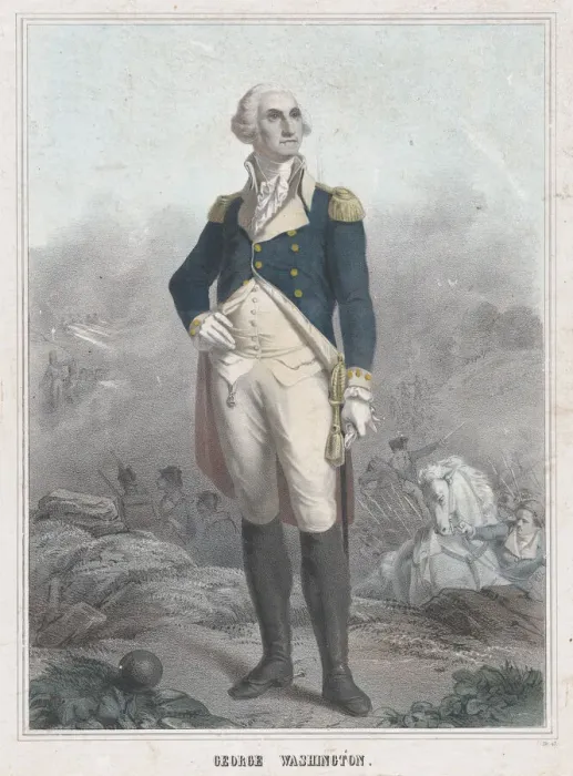 Framed Print : George Washington, ca. 1850. Creator: Unknown Framed Print : George Washington, ca. 1850. Creator: Unknown