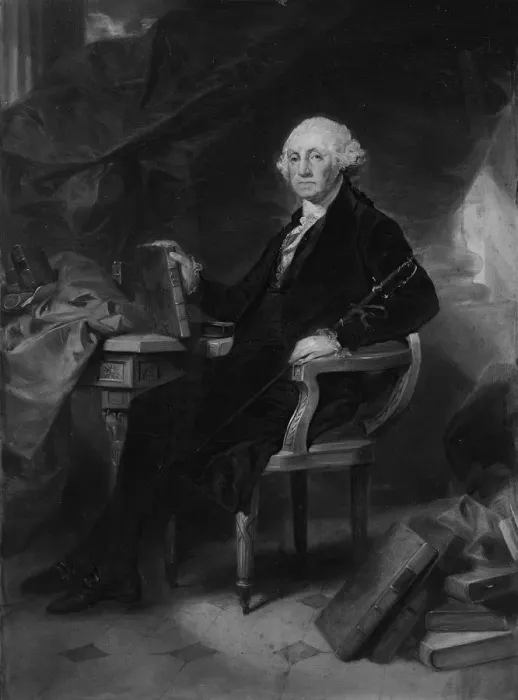 Framed Print : George Washington: Design for an Engraving, ca. 1860. Creator: Alonzo Chappel Framed Print : George Washington: Design for an Engraving, ca. 1860. Creator: Alonzo Chappel