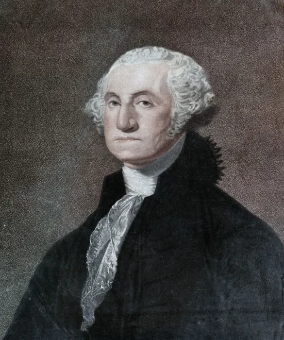 Framed Print : George Washington, first President of the United States, c1798 (1912). Artist: William Nutter Framed Print : George Washington, first President of the United States, c1798 (1912). Artist: William Nutter