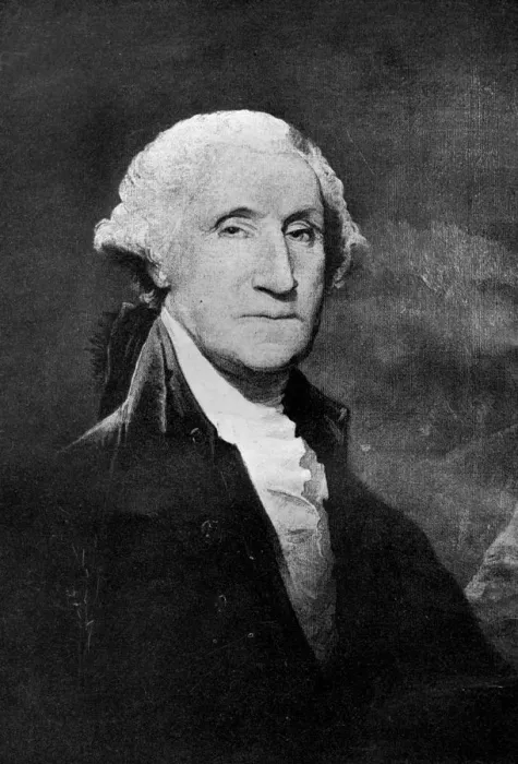 Framed Print : George Washington, first President of the United States, (1933). Artist: Gilbert Stuart Framed Print : George Washington, first President of the United States, (1933). Artist: Gilbert Stuart