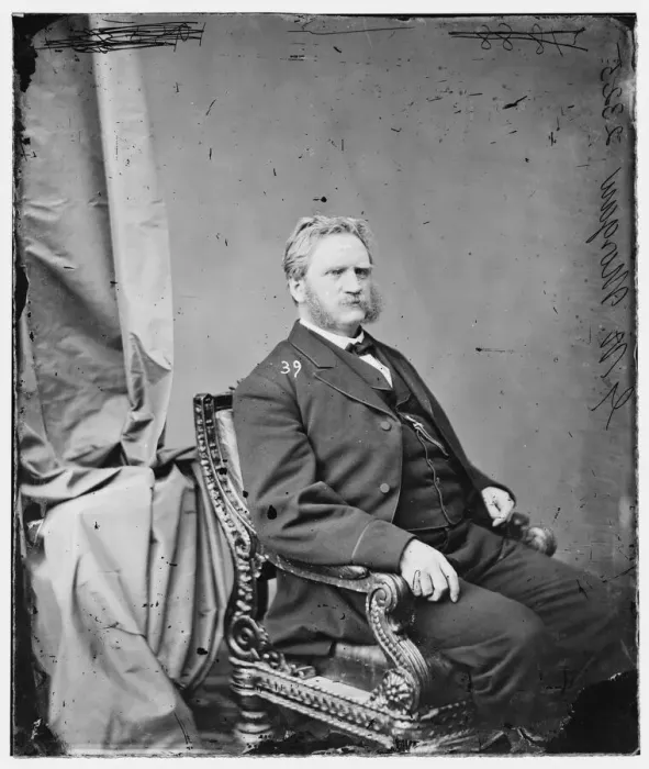 Framed Print : George Washington Morgan of Ohio, between 1860 and 1875. Creator: Unknown Framed Print : George Washington Morgan of Ohio, between 1860 and 1875. Creator: Unknown