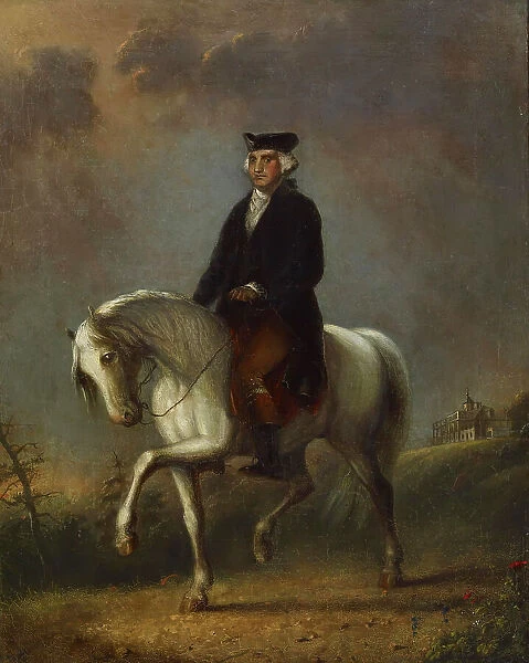 George Washington at Mount Vernon, 1810-1874. Creator: Alfred Jacob Miller
