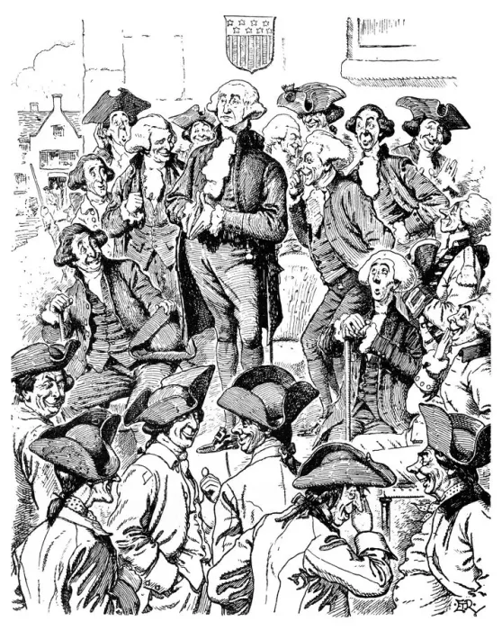 Framed Print : George Washington Trying to Tell a Lie, 1901 Framed Print : George Washington Trying to Tell a Lie, 1901