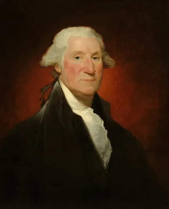 Framed Print : George Washington (Vaughan portrait), 1795. Creator: Gilbert Stuart Framed Print : George Washington (Vaughan portrait), 1795. Creator: Gilbert Stuart
