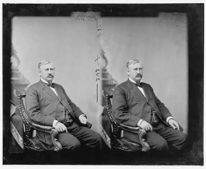 Framed Print : George Whitman Hendee of Vermont, between 1865 and 1880. Creator: Unknown Framed Print : George Whitman Hendee of Vermont, between 1865 and 1880. Creator: Unknown