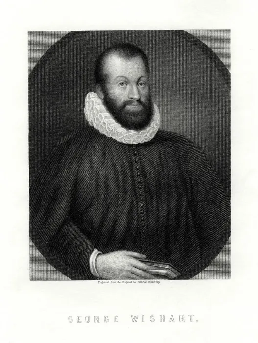 Framed Print : George Wishart, Scottish religious reformer and Protestant martyr, 19th century Framed Print : George Wishart, Scottish religious reformer and Protestant martyr, 19th century