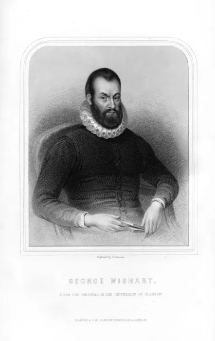 Framed Print : George Wishart, Scottish religious reformer and Protestant martyr, (1870). Artist:s Freeman Framed Print : George Wishart, Scottish religious reformer and Protestant martyr, (1870). Artist:s Freeman