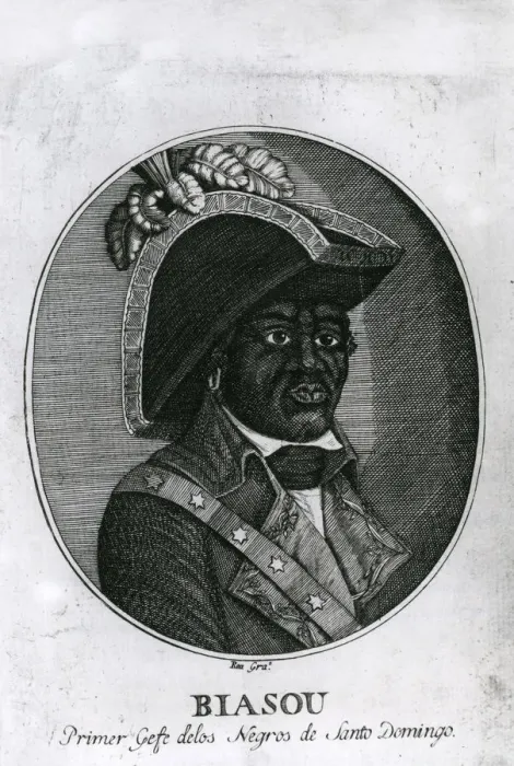 Framed Print : Georges Biassou, early leader of the 1791 slave rising that began the Haitian Revolution, 1806. Artist: Rea Framed Print : Georges Biassou, early leader of the 1791 slave rising that began the Haitian Revolution, 1806. Artist: Rea